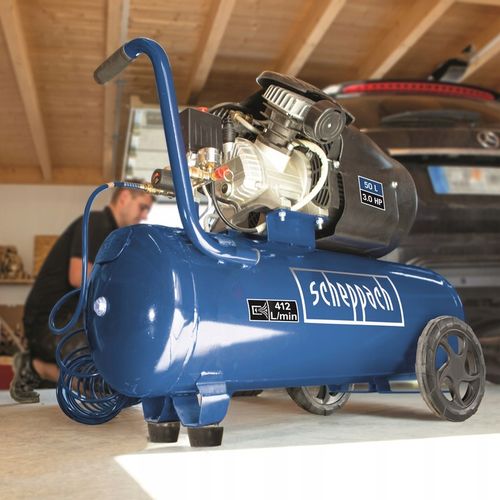 Wielofunkcyjny Kompresor Sprężarka Olejowy Dwutłokowy 52DC 50L 8B na Arena.pl