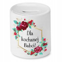 Skarbonka Dla Babci Kochana Babcia Prezent Z Nadrukiem Ze Zdjęciem