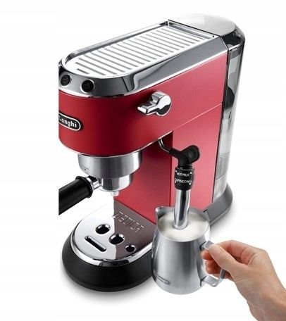 Ciśnieniowy Ekspres kolbowy do kawy spieniacz SLIM DeLonghi EC685.R (NK) na Arena.pl