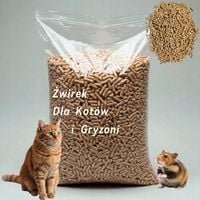 Podłoże ściółka dla kota, gryzoni ŻWIREK drewniany chłonny Pelet 20kg