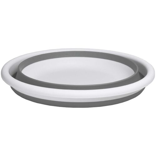 Miska okrągła 37 cm biało-szara COMPACT 9 litrów na Arena.pl