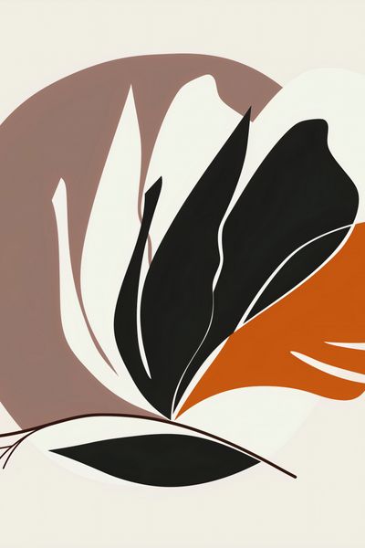 Plakat 40x60cm Elegancja Roślinna zdjęcie 1