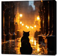 Obraz 100x100cm Samotna Wędrowczyni