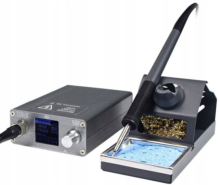 Stacja lutownicza lutownica OSS TEAM T12-X 72W na groty T12 oporowa 480st. zdjęcie 4