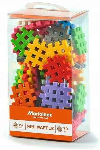 Klocki 70 elementów. Mini Waffle. Mario-inex. na Arena.pl