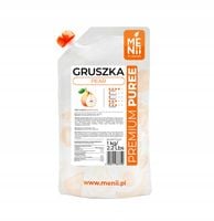 GRUSZKA Puree Premium Menii 90% owoc 1kg