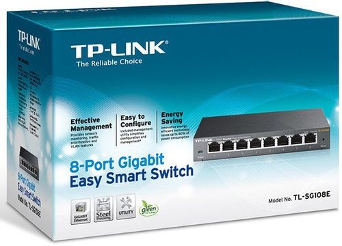 TP-LINK TL-SG108E 8x1GbE Smart Switch na Arena.pl