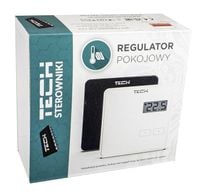 STEROWNIK REGULATOR TERMOSTAT POKOJOWY PRZEWODOWY TECH ST-294 v1 BIAŁY