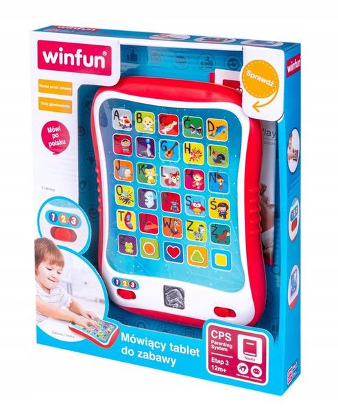SMILY PLAY BYSTRY TABLET INTERAKTYWNY UCZY WINFUN zdjęcie 2