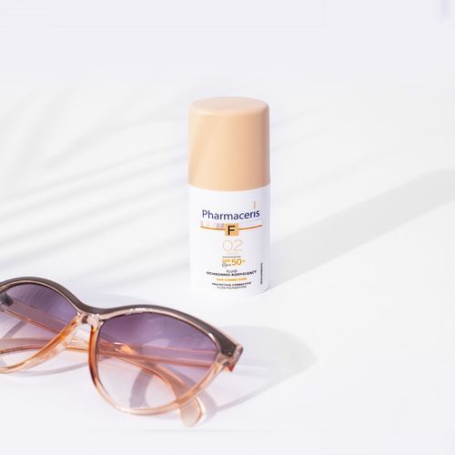 PHARMACERIS F FLUID OCHRONNO-KORYGUJĄCY 02 - SAND SPF50+ 30 ml na Arena.pl