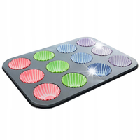 FORMA DO PIECZENIA MUFFINEK BABECZEK Z PAPILOTKAMI NA 12 SZT 13 EL