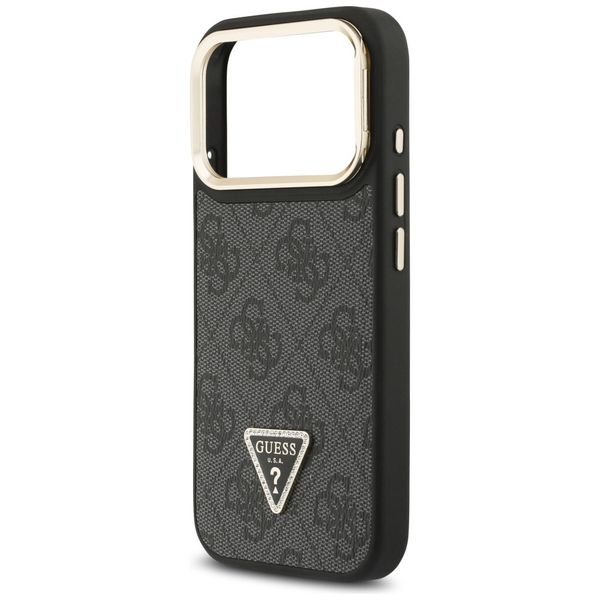 etui guess 4g pu triangle logo & stand   camera magsafe do iphone 17 zdjęcie 6