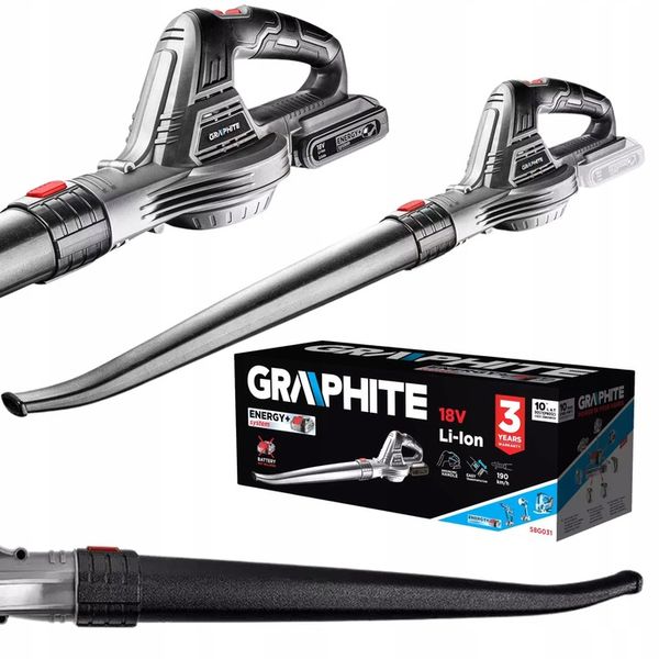Dmuchawa do liści akumulatorowa Energy+ GRAPHITE zdjęcie 1