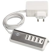 Stacja ładująca USB Brennenstuhl estilo 4xUSB-A 1xUSB-C Power Delivery 20W