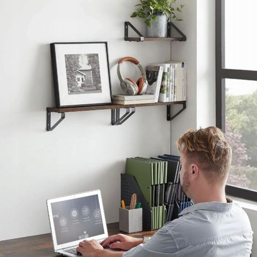 Zestaw półek ściennych wiszących rustic loft styl industrialny 3 na Arena.pl