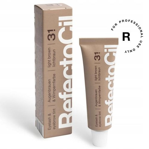 Brązowa henna do brwi i rzęs Henna żelowa RefectoCil 3.1 Zestaw do henny na Arena.pl
