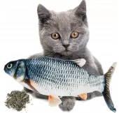 Zabawka dla kota pluszowa rybka ryba kocimiętka