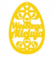 10. Zawieszka ażurowa jajko wiosna PISANKA wielkan