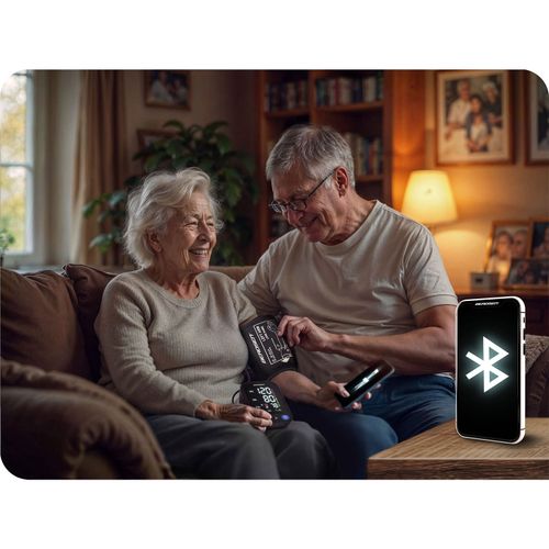 Ciśnieniomierz naramienny z polskimi komunikatami i bluetooth BD-123 Berdsen na Arena.pl