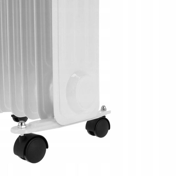 Grzejnik olejowy elektryczny Mission Air OSLO white 2500W biały WIFI TIMER zdjęcie 5