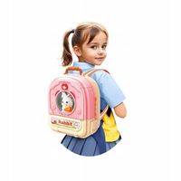 KRÓLIK W PLECAKU 87el Domek Opieka nad króliczkiem 3W1 Farma Ogródek Zestaw