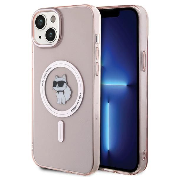 Etui Karl Lagerfeld do iPhone 15 Plus, iPhone 14 Plus, Różowy, MagSafe zdjęcie 1