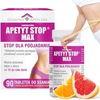 Bloker Apetytu Apetyt Stop MAX 90 TABLETEK ODCHUDZANIE Garcinia Cambogia