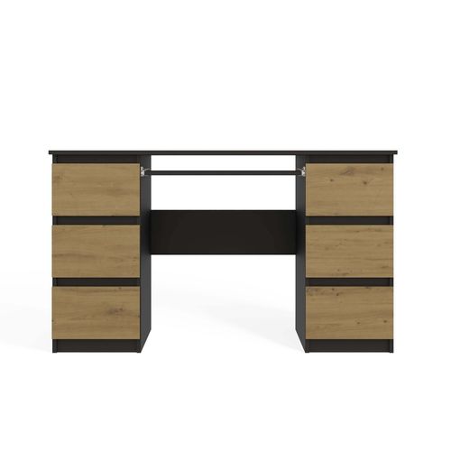 Biurko KUBA ANTRACYT DĄB ARTISAN na Arena.pl