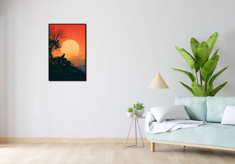 Plakat 53x81cm Kocie Wzgórze zdjęcie 4