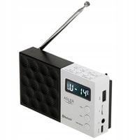 Radio przenośne cyfrowe PLL AM/FM akumulator BT 5.0 USB SD Adler AD 1908