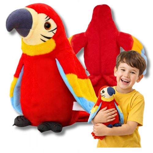 Gadająca papuga przytulanka na Arena.pl