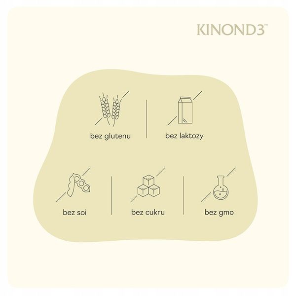 KINON D3 witamina K2 MK-7 + D3, 30 tabletek zdjęcie 2
