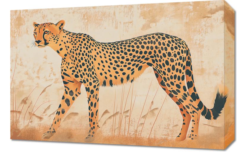 Obraz 60x40cm Gepard w Ruchu zdjęcie 1