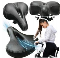 SIODEŁKO ROWEROWE ERGONOMICZNE MIĘKKIE DUŻE SZEROKIE MIEJSKIE SIODŁO ROWER