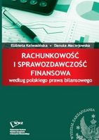RACHUNKOWOŚĆ I SPRAWOZDAWCZOŚĆ FINANSOWA. . ELŻBIETA..