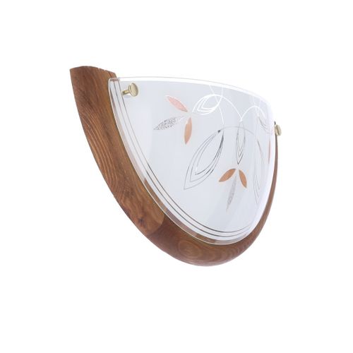 Rustica plafon 0,5 drewno standard 1x60 w E27 dąb na Arena.pl