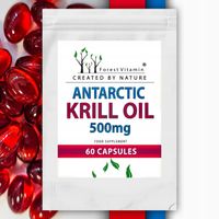 OLEJ Z KRYLA ANTARKTYCZNEGO KRILL MOCNY KRYL OMEGA 3 ASTAKSANTYNA