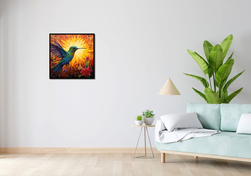 Plakat 60x60cm Koliber Barw zdjęcie 4