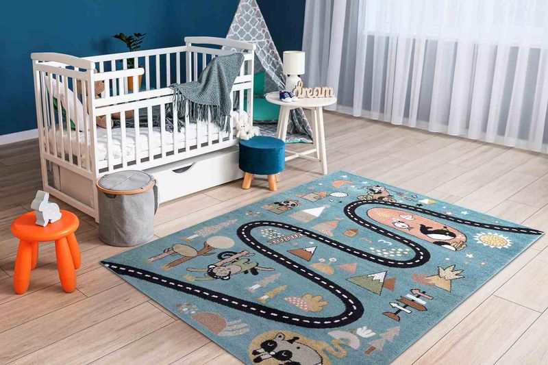 RUG/LU/BEO/ROUTE/BLUE/120x170 zdjęcie 2