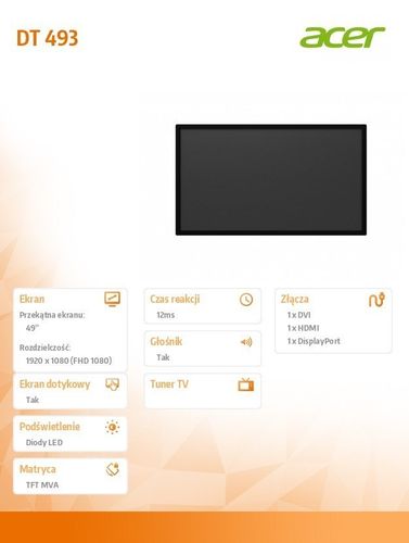 Monitor DT493 49" LFD na Arena.pl