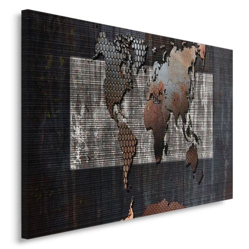 Obraz na płótnie - Canvas, Mapa świata 40x30 na Arena.pl