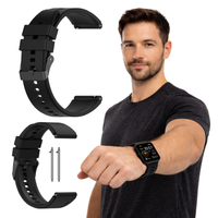 Pasek do Xiaomi Redmi Watch 5 Lite opaska bransoleta silikon czarny 22mm