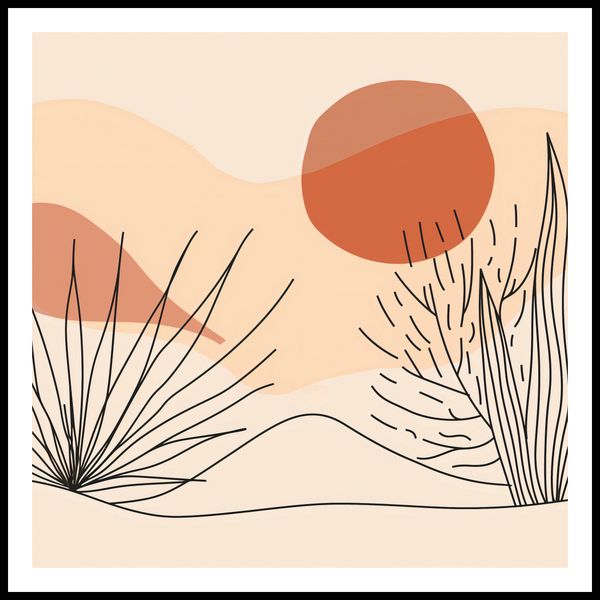 Plakat 100x100cm Miękka Roślinność zdjęcie 3