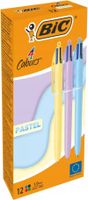 DŁUGOPIS 4 COLOURS PASTEL (12SZT) BIC
