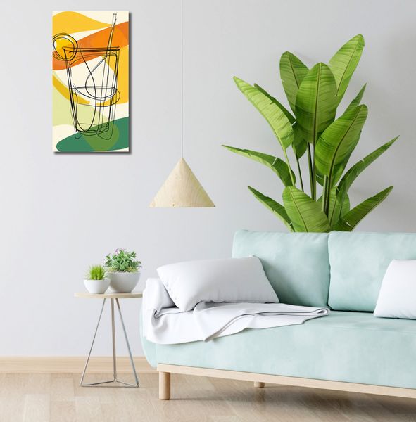 Obraz 30x60cm Koktajl Artystyczny zdjęcie 2