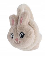 Mięciutkie pluszowe nauszniki Zajączek beżowe