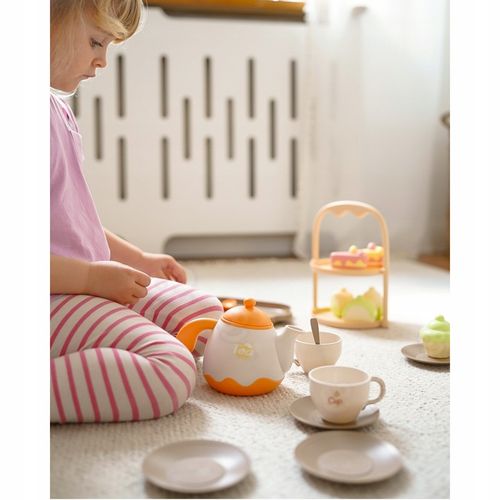 SERWIS ZESTAW DO HERBATY KAWY DESER FILIŻANKI AKCESORIA 25 EL. WOOPIE na Arena.pl