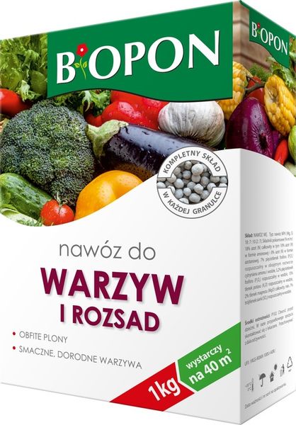 nawóz do warzyw granulat 1kg zdjęcie 1
