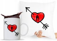 Zestaw Poduszka + Kubek Prezent Dla Dziewczyny Z Nadrukiem Ze Zdjęciem