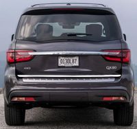 Infiniti QX80 2018+ Listwa Chrom chromowana na bagażnik Nakładka Tuning